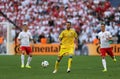 UEFA EURO 2016 game Ukraine v Poland Royalty Free Stock Photo