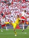 UEFA EURO 2016 game Ukraine v Poland Royalty Free Stock Photo