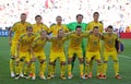UEFA EURO 2016 game Ukraine v Poland Royalty Free Stock Photo