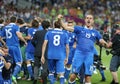 UEFA EURO 2012 Quarter-final game England v Italy Royalty Free Stock Photo