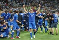 UEFA EURO 2012 Quarter-final game England v Italy Royalty Free Stock Photo