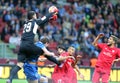 UEFA Europa League Final football game Dnipro vs Sevilla Royalty Free Stock Photo