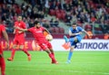 UEFA Europa League Final football game Dnipro vs Sevilla Royalty Free Stock Photo