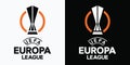 UEFA Europa league logo vector Royalty Free Stock Photo