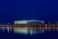 UEFA Europa League Stadium at night Royalty Free Stock Photo
