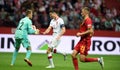 UEFA Nations League Poland - Belgium Royalty Free Stock Photo