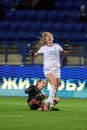 The UEFA Women Champions League match between FC Kharkiv vs FC Real Madrid Royalty Free Stock Photo