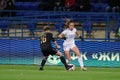 The UEFA Women Champions League match between FC Kharkiv vs FC Real Madrid Royalty Free Stock Photo