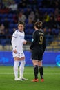 The UEFA Women Champions League match between FC Kharkiv vs FC Real Madrid Royalty Free Stock Photo