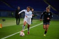 The UEFA Women Champions League match between FC Kharkiv vs FC Real Madrid Royalty Free Stock Photo