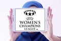UEFA Women`s Champions League logo Royalty Free Stock Photo