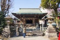 UENO, JAPAN - FEBRUARY 19, 2016 : Gojo Tenjin shrine at Ueno par