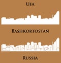 Ufa, Bashkortostan, Russia, city silhouette