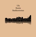 Ufa, Bashkortostan, Russia, city silhouette