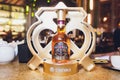 Ufa, Russia, 12 December, 2018: Blended from whiskies matured for at least 18 years, Chivas Regal 18 Gold Signature is a