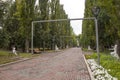 Ufa, Russia,st. Lenina, Park of Culture and Leisure named after Ivan Yakutov. March 20, 2022. Monument Girl with a book