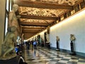 Uffizi Gallery, statues and grotteschi in Florence, Italy Royalty Free Stock Photo