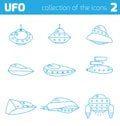 Ufo alien ships icon part two