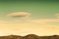 UFO cloud Royalty Free Stock Photo