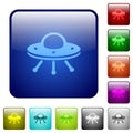 UFO color square buttons