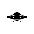 UFO Icon Vector. Unidentified Flying Object Sign Symbol Royalty Free Stock Photo