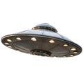 UFO isolated on white background Royalty Free Stock Photo