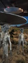 Aliens at the UFO museum in Roswell New Mexico