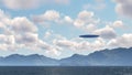 Ufo over nature