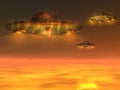 UFO - Unidentified Flying Object Royalty Free Stock Photo
