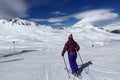 UFO, Winter ski resort of Tignes-Val d Isere, France Royalty Free Stock Photo