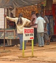 Ugandan Men play pool Royalty Free Stock Photo