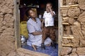 Ugandan Mother and child in homely atmosphere Royalty Free Stock Photo