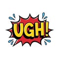 Ugh! Comic Book Speech Bubble Royalty Free Stock Photo