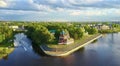 The Uglich Kremlin - aerial view