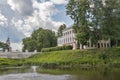 Uglich Kremlin. view of the historic building of the city Council and The Church of the Kazan icon of the mother of God from the Royalty Free Stock Photo