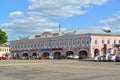 UGLICH, RUSSIA. Uspenskaya hotel in summer day. Yaroslavl region