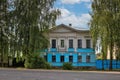 Uglich. Yaroslavl region. Rusinov House. Monument of urban planning and architecture. 19th century