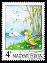 The Ugly Duckling by Andersen, Fairy Tales serie, circa 1987 Royalty Free Stock Photo