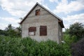 Ugly house at abandoned dacha