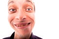 Ugly man face Royalty Free Stock Photo