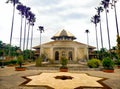 UGM mosque courtyard which is located in the middle of the Gadjah Mada University campus