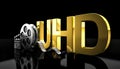 Uhd movie concept Royalty Free Stock Photo