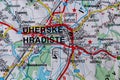 Uherske Hradiste, Czechia, on a road m Royalty Free Stock Photo