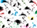 UHQ Colorful Disco Lights Royalty Free Stock Photo