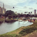 Uhuru Park in central Nairobi