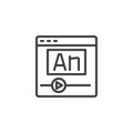 UI Animation line icon