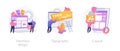 UI design abstract concept vector illustrations. Royalty Free Stock Photo