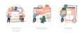 UI design abstract concept vector illustrations. Royalty Free Stock Photo