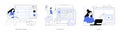 UI design abstract concept vector illustrations. Royalty Free Stock Photo