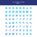 Ui gadget icon set vol 1 Royalty Free Stock Photo